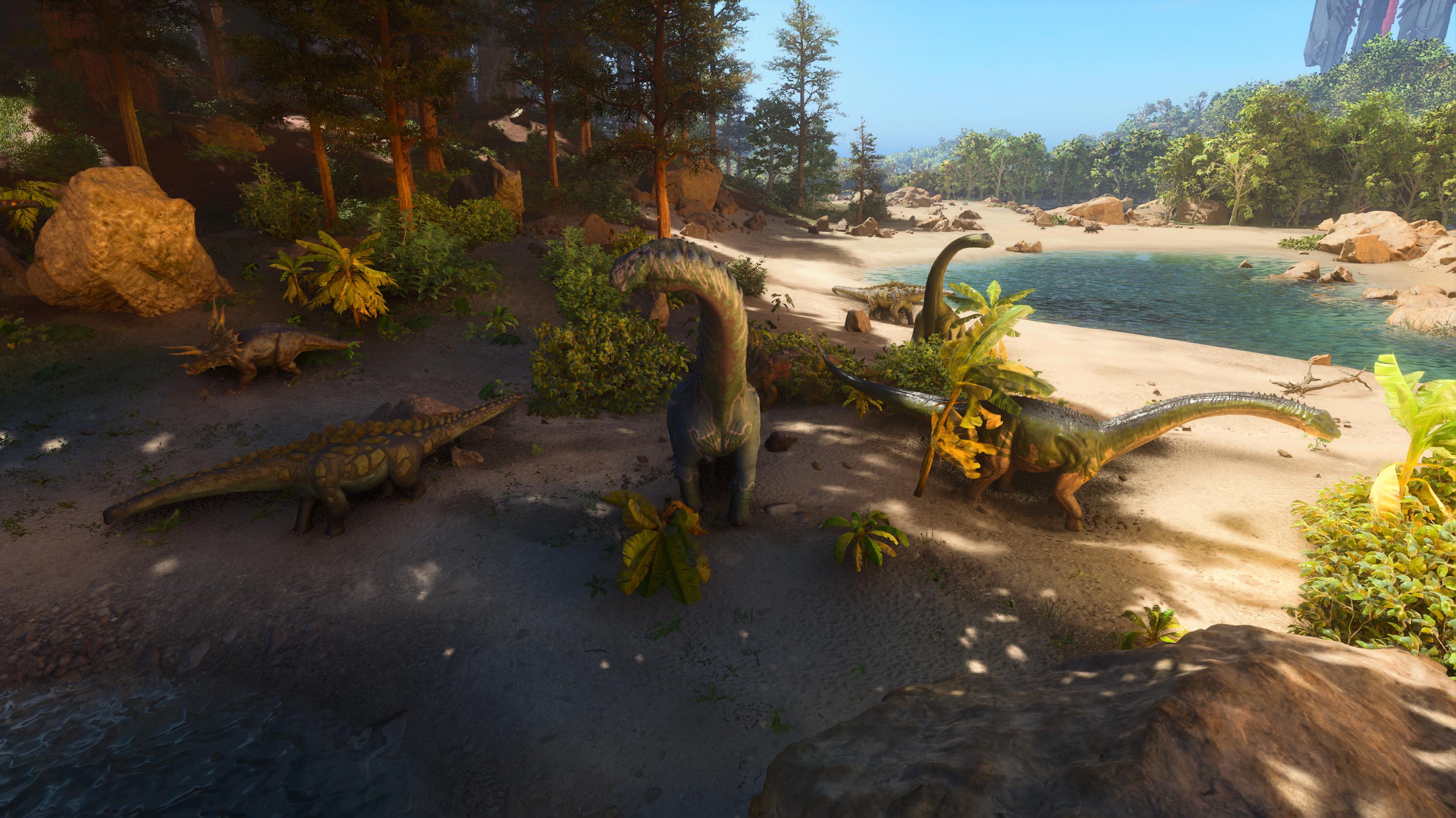 Thumbnail A herd of Sauropods by the watering hole
