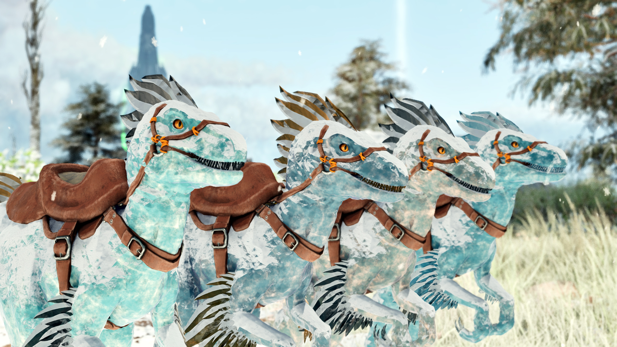 Elemental FIRE & ICE Skins - Gallery - Ark Survival Ascended Mods ...