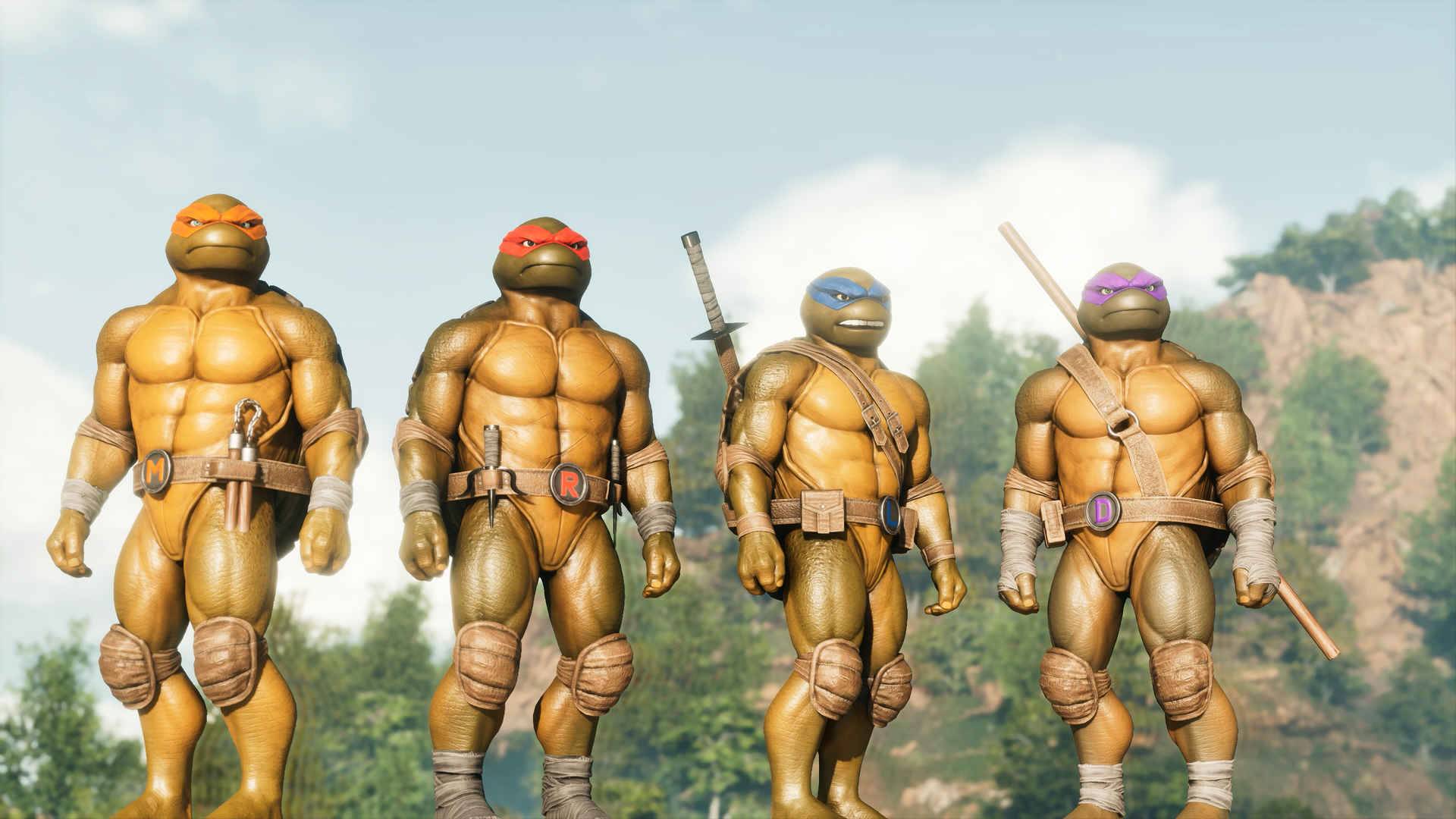 Lucky 13 skin: Teenage Mutant Ninja Turtles by Dr Operator | Download free  STL model | Printables.com, image size:1920x1080