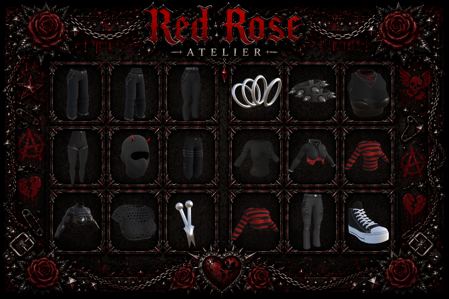 Items of Red Rose Atelier