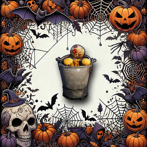 Thumbnail MSVV Halloween Voodoo Doll Bucket. A placeable around your base in case you want to pale around.