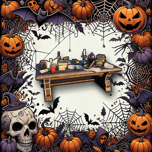 Thumbnail MSVV Halloween Spell Book Table. A placeable for around your base. Just to make things a bit more witchy.