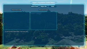 In-Game UI, Biomes and Restricted Dino Populations