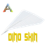 Paper Plane Dino Skin logo