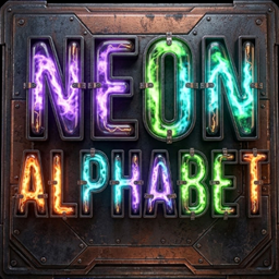 Neon Alphabet
