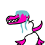 Miku Dino Hair logo