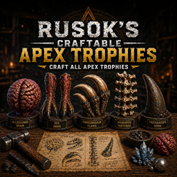 Rusok's craftable Apex Trophy's