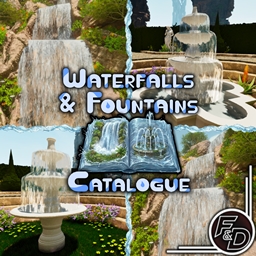 Waterfalls & Fountains Catalogue - Custom Cosmetics logo