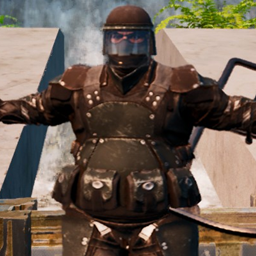 Riot Gear: Enhanced. Flak Durability Increased.