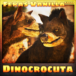 Feras Vanilla Edits: Dinocrocuta logo