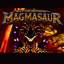 Black Labs Adjustments: Magmasaur logo