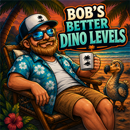 Bob's Better Dino Levels logo