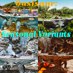 Seasonal Variants: Oasisaur logo