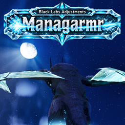 Black Labs Adjustments: Managarmr logo