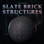 Dark Puddles Rounded Structures: Slate Brick logo