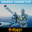 Deimos Cosmetics: Robot skin logo