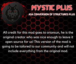 Mystic Plus (M+) [(S+) Structures Plus Conversion]