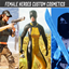 Deimos Cosmetics: Female Heroes logo